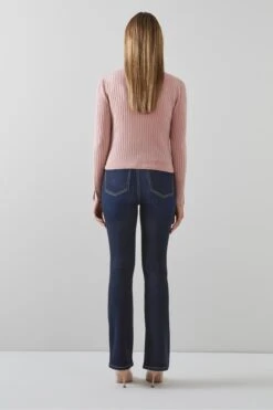 Lk Bennett Reena Ausgestellte Jeans Aus Stretch-Denim, Indigo -Next || RIVER ISLAND Verkaufsgeschäft D34017s2