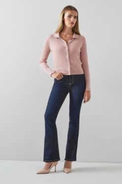 Lk Bennett Reena Ausgestellte Jeans Aus Stretch-Denim, Indigo -Next || RIVER ISLAND Verkaufsgeschäft D34017s3
