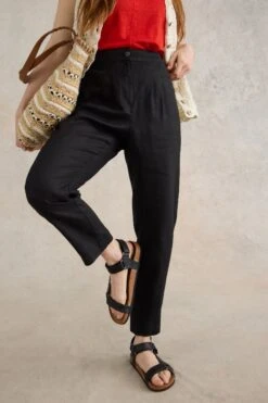 White Stuff Rowena Leinenhose, Schwarz -Next || RIVER ISLAND Verkaufsgeschäft D57200s3