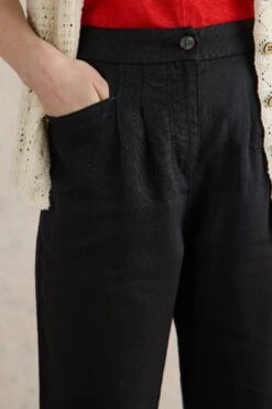 White Stuff Rowena Leinenhose, Schwarz -Next || RIVER ISLAND Verkaufsgeschäft D57200s4