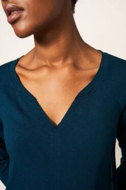 White Stuff Nelly Langärmeliges Shirt, Blau -Next || RIVER ISLAND Verkaufsgeschäft D57244s4