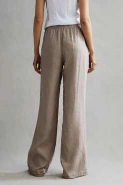 Reiss Cleo Leinenhose Mit Weitem Bein Und Kordelzug -Next || RIVER ISLAND Verkaufsgeschäft D65839s3