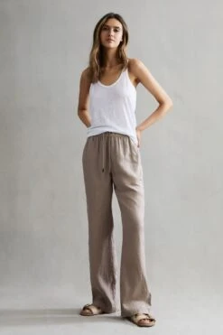 Reiss Cleo Leinenhose Mit Weitem Bein Und Kordelzug -Next || RIVER ISLAND Verkaufsgeschäft D65839s4