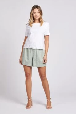 U.S. Polo Assn. White Womens Broderie Hem T-Shirt -Next || RIVER ISLAND Verkaufsgeschäft D70869s3