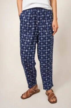 White Stuff Effie Leinenhose, Blau