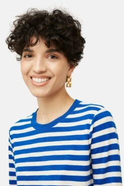 Jigsaw Gestreiftes, Langärmeliges T-Shirt Aus Genoppter Baumwolle, Blau 10 Jigsaw Gestreiftes, Langärmeliges T-Shirt Aus Genoppter Baumwolle, Blau -Next || RIVER ISLAND Verkaufsgeschäft D72 305s4