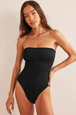 Boden Gesmokter, Trägerloser Badeanzug -Next || RIVER ISLAND Verkaufsgeschäft D82302s3