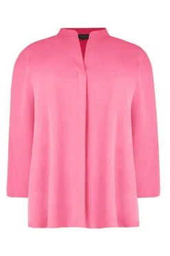 Live Unlimited Curve Nehru Bluse Mit Kragen Und Gerollten Ärmeln, Pink 9 Live Unlimited Curve Nehru Bluse Mit Kragen Und Gerollten Ärmeln, Pink -Next || RIVER ISLAND Verkaufsgeschäft D88887s4