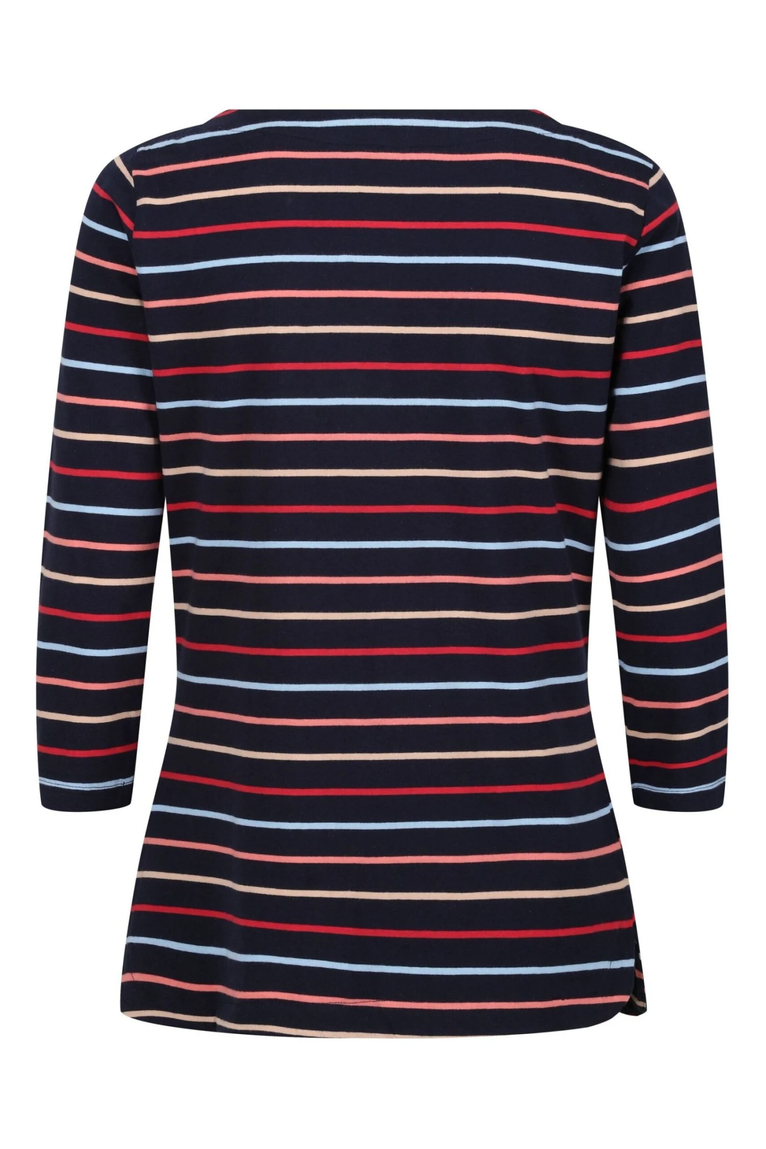 Regatta Bayla Gestreiftes T-Shirt Mit 3/4-Ärmeln, Schwarz 9 Regatta Bayla Gestreiftes T-Shirt Mit 3/4-Ärmeln, Schwarz – Bild 7