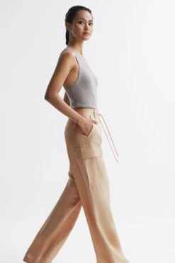 Reiss Sian Combat-Hose Mit Weitem Beinschnitt -Next || RIVER ISLAND Verkaufsgeschäft D99 242s7