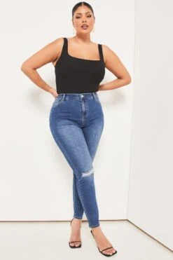 Lipsy Kate Mittelhohe Skinny-Jeans 8 Lipsy Kate Mittelhohe Skinny-Jeans -Next || RIVER ISLAND Verkaufsgeschäft K20 067s3