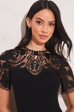 Lipsy Stricktop Mit Spitzenbesatz -Next || RIVER ISLAND Verkaufsgeschäft K35399s4