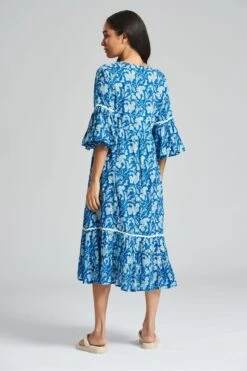 South Beach Sommerkleid Aus Baumwolle Mit Rüschenärmeln -Next || RIVER ISLAND Verkaufsgeschäft K36045s4