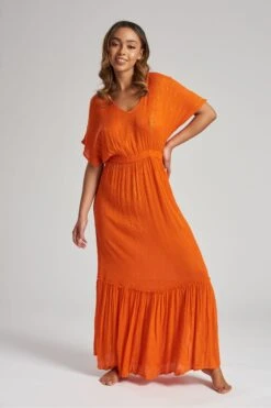 South Beach Langes Crinkle-Strandkleid In Metallic -Next || RIVER ISLAND Verkaufsgeschäft K39651s3