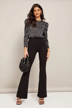 Friends Like These Bluse Mit Gerafften Ärmeln -Next || RIVER ISLAND Verkaufsgeschäft K40924s3