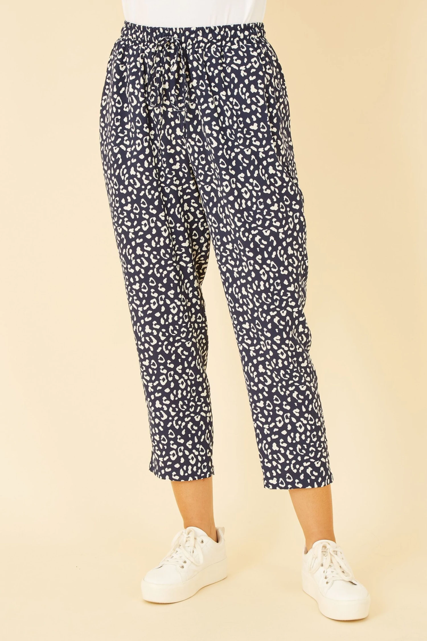 Yumi Cropped-Hose Mit Animalprint 3 Yumi Cropped-Hose Mit Animalprint