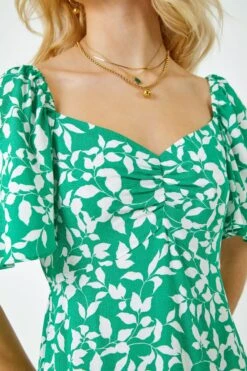 Geblümtes Midikleid Mit Raffung, Dunkelblau 11 Geblümtes Midikleid Mit Raffung, Dunkelblau -Next || RIVER ISLAND Verkaufsgeschäft K54283s5