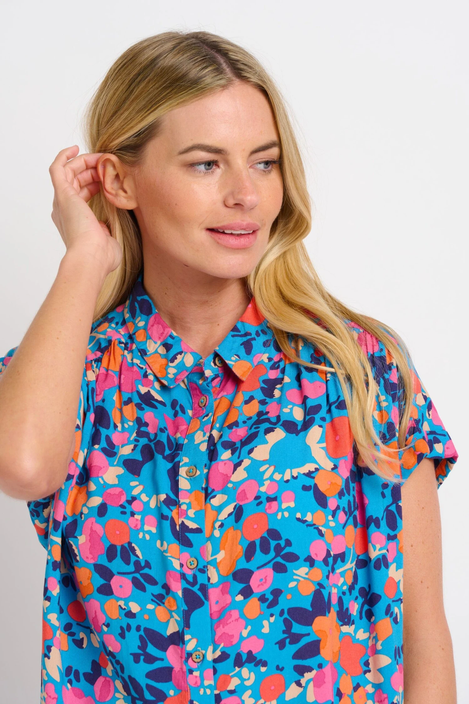 Brakeburn Bloom Hemd Mit Blumenmuster 5 Brakeburn Bloom Hemd Mit Blumenmuster – Bild 3