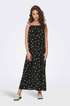 Only Gepunktetes Maxi-Trägerkleid Mit Gesmoktem Top 9 Only Gepunktetes Maxi-Trägerkleid Mit Gesmoktem Top -Next || RIVER ISLAND Verkaufsgeschäft K59233s3