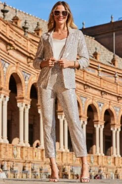 Sosandar Tapered-Hose Mit Pailletten -Next || RIVER ISLAND Verkaufsgeschäft K61325s4