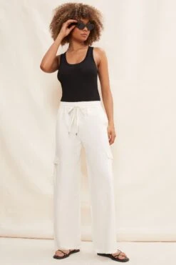 Friends Like These Linen Look Cargo Pocket Wide Leg Trousers 8 Friends Like These Linen Look Cargo Pocket Wide Leg Trousers -Next || RIVER ISLAND Verkaufsgeschäft K61495s3