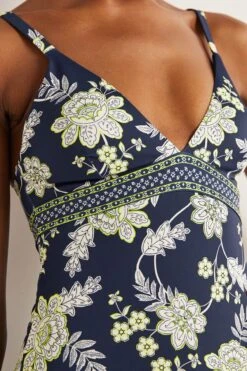 Boden Arezzo Badeanzug Mit V-Ausschnitt Und Bahnendesign -Next || RIVER ISLAND Verkaufsgeschäft M33241s4