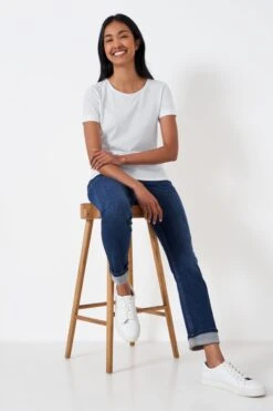 Crew Company Das Perfekte Rundhals-T-Shirt Aus Flammengarn, Weiß 10 Crew Company Das Perfekte Rundhals-T-Shirt Aus Flammengarn, Weiß -Next || RIVER ISLAND Verkaufsgeschäft M47744s4