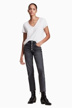 AllSaints Emelyn Tonic T-Shirt, Weiß -Next || RIVER ISLAND Verkaufsgeschäft M75186s5