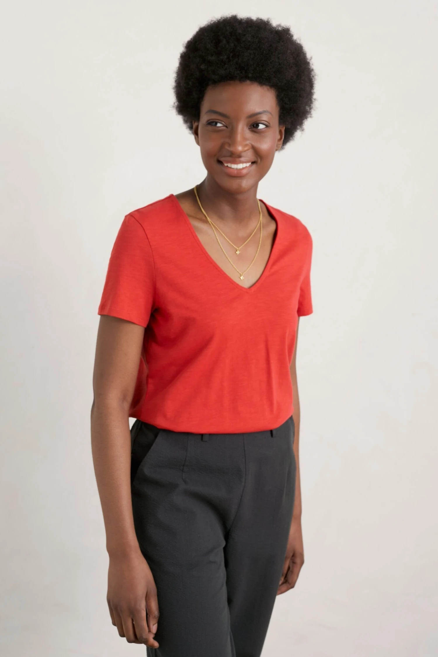 Seasalt Cornwall Talent V-Neck T-Shirt 3 Seasalt Cornwall Talent V-Neck T-Shirt