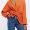 River Island Twist Front Shirt 2 River Island Twist Front Shirt -Next || RIVER ISLAND Verkaufsgeschäft N00144s