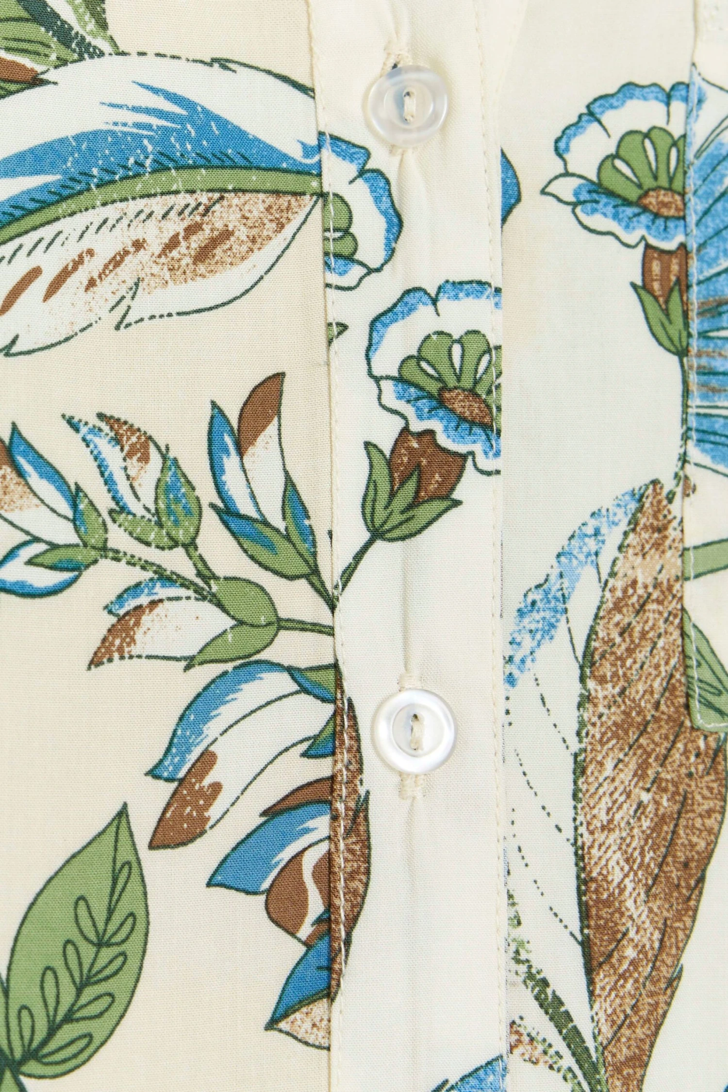 River Island Hemd Mit Floralem Print, Creme 6 River Island Hemd Mit Floralem Print, Creme – Bild 4