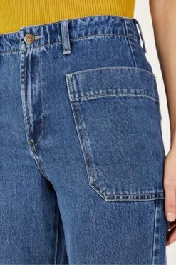 Monsoon Cargojeans Mit Weitem Bein, Blau -Next || RIVER ISLAND Verkaufsgeschäft N01628s4