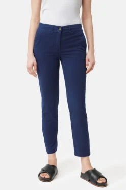 Jigsaw Slim Chinohose Aus Baumwolle, Blau