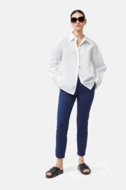 Jigsaw Slim Chinohose Aus Baumwolle, Blau -Next || RIVER ISLAND Verkaufsgeschäft N41308s3