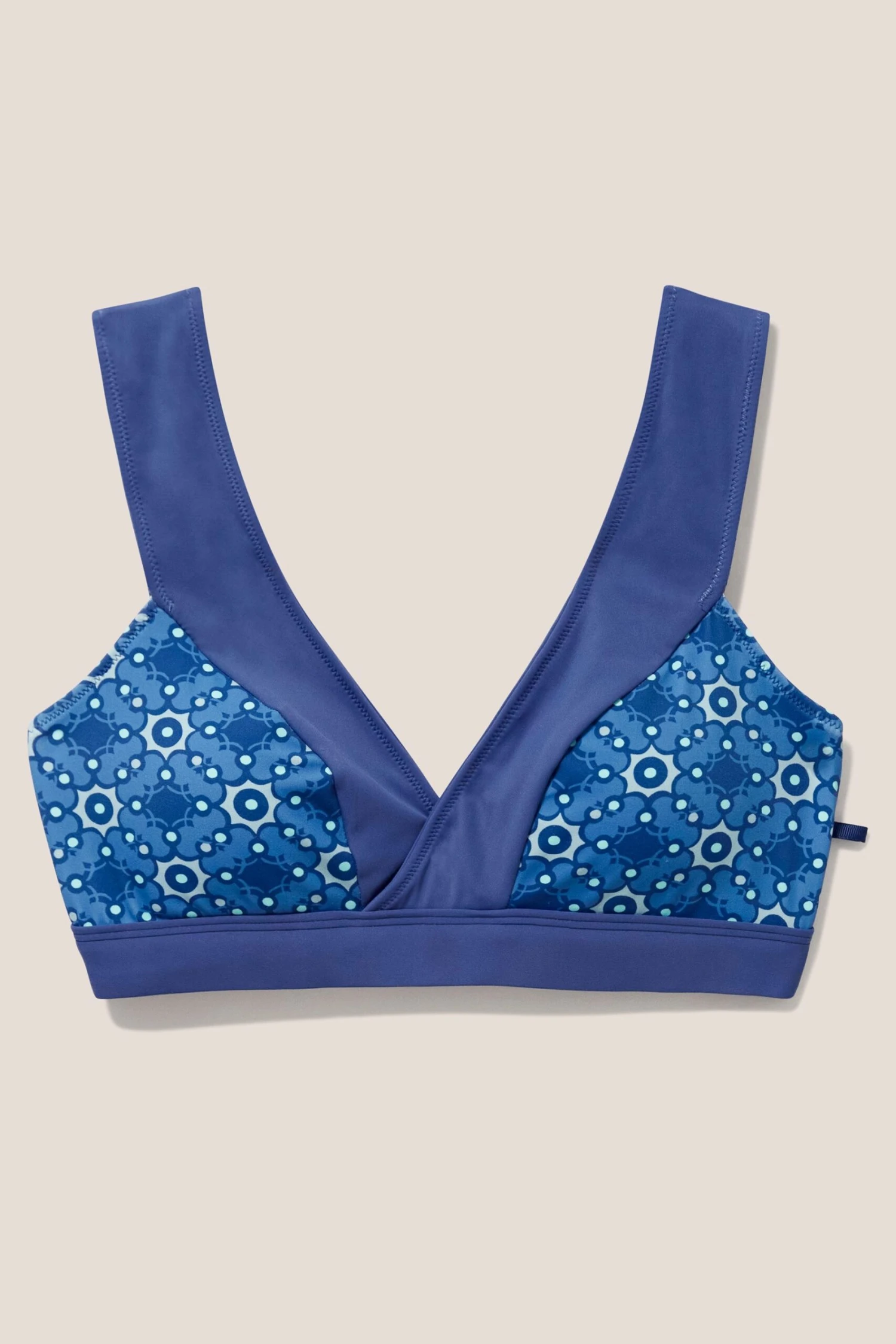 White Stuff Sofia Wendbares Bikinioberteil, Blau 7 White Stuff Sofia Wendbares Bikinioberteil, Blau – Bild 5