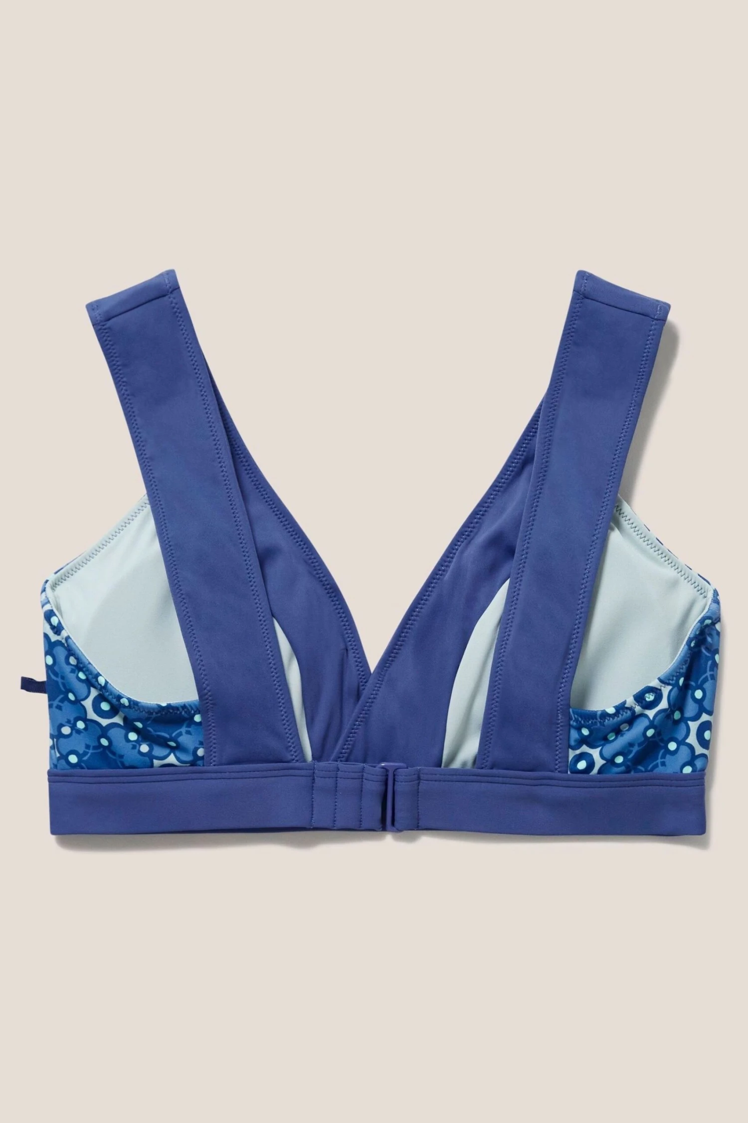White Stuff Sofia Wendbares Bikinioberteil, Blau 9 White Stuff Sofia Wendbares Bikinioberteil, Blau – Bild 7