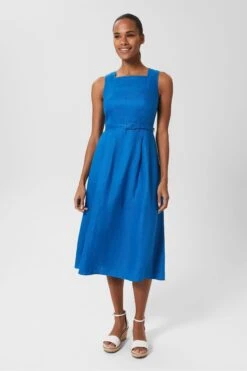 Hobbs Jaida Kleid, Blau