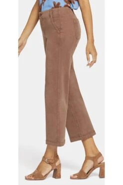 Nydj Marilyn Knöchellange Straight-Jeans, Braun -Next || RIVER ISLAND Verkaufsgeschäft N43992s3