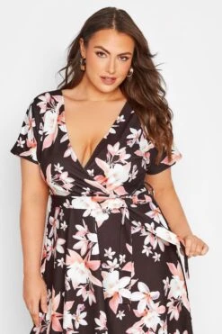 Yours Curve London Midi-Wickelkleid 9 Yours Curve London Midi-Wickelkleid -Next || RIVER ISLAND Verkaufsgeschäft P55082s4