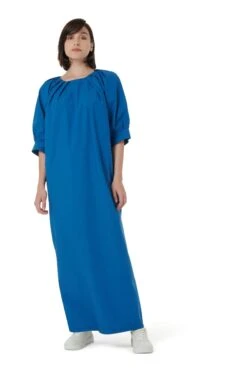 Leem Kaftan Mit Plissiertem Halsausschnitt