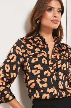 Lipsy Satin Button Up Shirt 9 Lipsy Satin Button Up Shirt -Next || RIVER ISLAND Verkaufsgeschäft Q33041s4