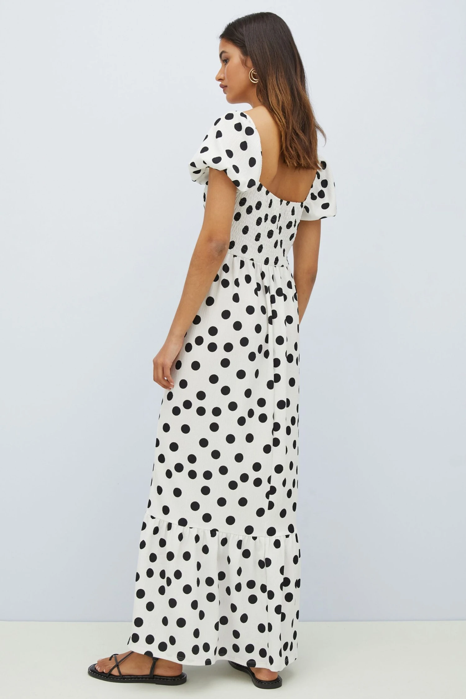Friends Like These Puff Sleeve Square Neck Jersey Maxi Dress 5 Friends Like These Puff Sleeve Square Neck Jersey Maxi Dress – Bild 3