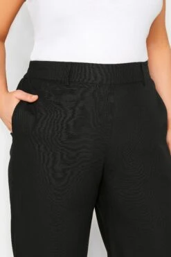 Yours Curve Hose Aus Leinenmischung Mit Weitem Bein -Next || RIVER ISLAND Verkaufsgeschäft Q39322s3