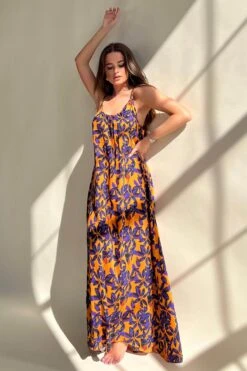 Girl In Mind Faith Maxi-Strandkleid Mit Tiefem Rückenausschnitt