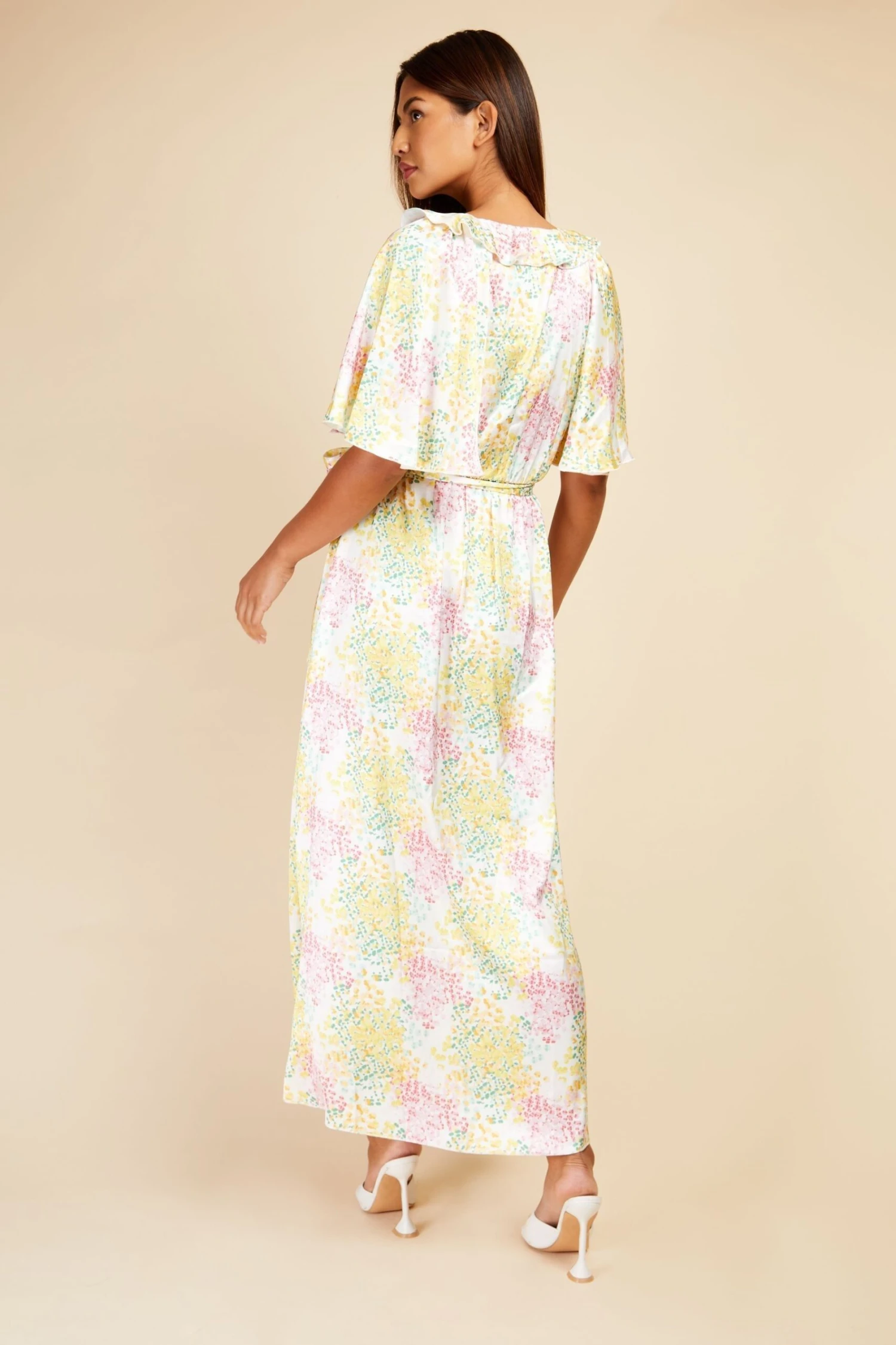 Little Mistress Wickel-Maxikleid Mit Blumenprint 6 Little Mistress Wickel-Maxikleid Mit Blumenprint – Bild 4