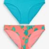 Next Pink/Blau/Animalprint - Bikinihose -Next || RIVER ISLAND Verkaufsgeschäft T25 420s