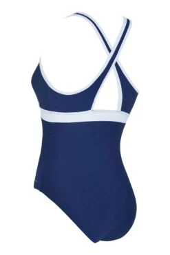 Zoggs Dakota Einteiliger Badeanzug Mit überkreuzten Rückenträgern, Blau -Next || RIVER ISLAND Verkaufsgeschäft T52182s6