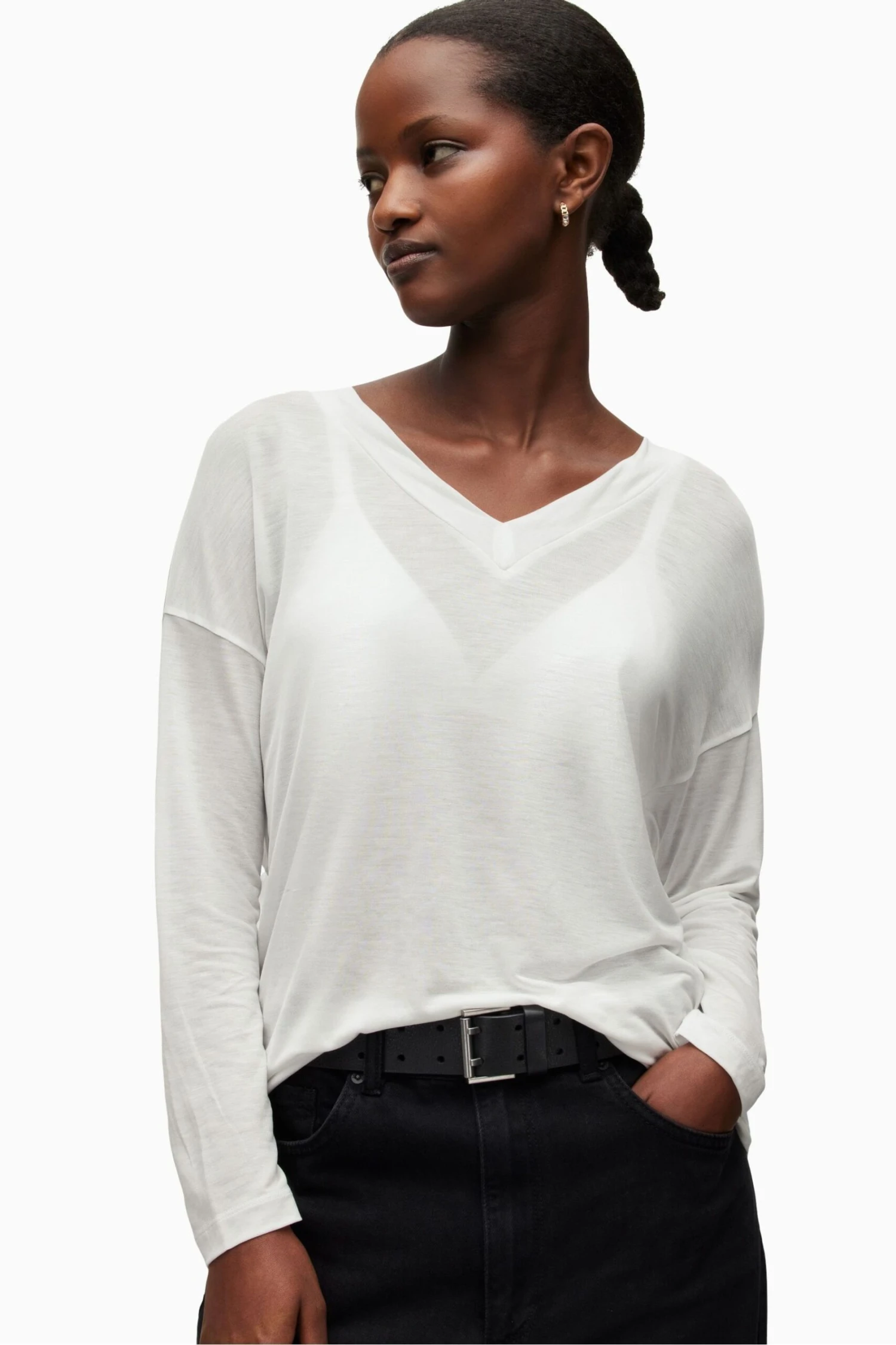 AllSaints Kati White T-Shirt 3 AllSaints Kati White T-Shirt