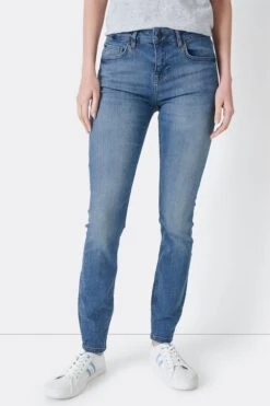 Crew Clothing Company Skinny-Jeans, Blau