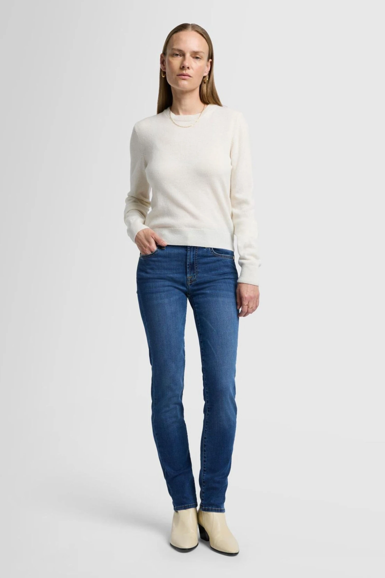 7 For All Mankind Roxanne Skinny-Jeans Mit Mittelhohem Bund 3 7 For All Mankind Roxanne Skinny-Jeans Mit Mittelhohem Bund